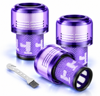 Featured photo showing a 3-pack of replacement filters compatible with Dyson V12 Slim.