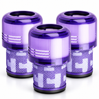 Featured photo showing a 3-pack of replacement filters compatible with Dyson V11 and V15.