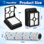Replacement filter cartridge for Bissell CrossWave displayed on white.