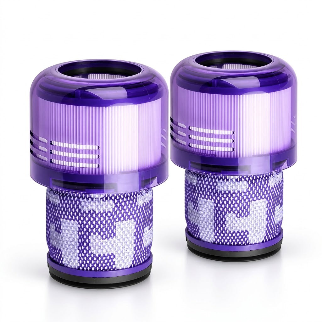 Featured photo showing a 2-pack of replacement filters compatible with Dyson V11 and V15.
