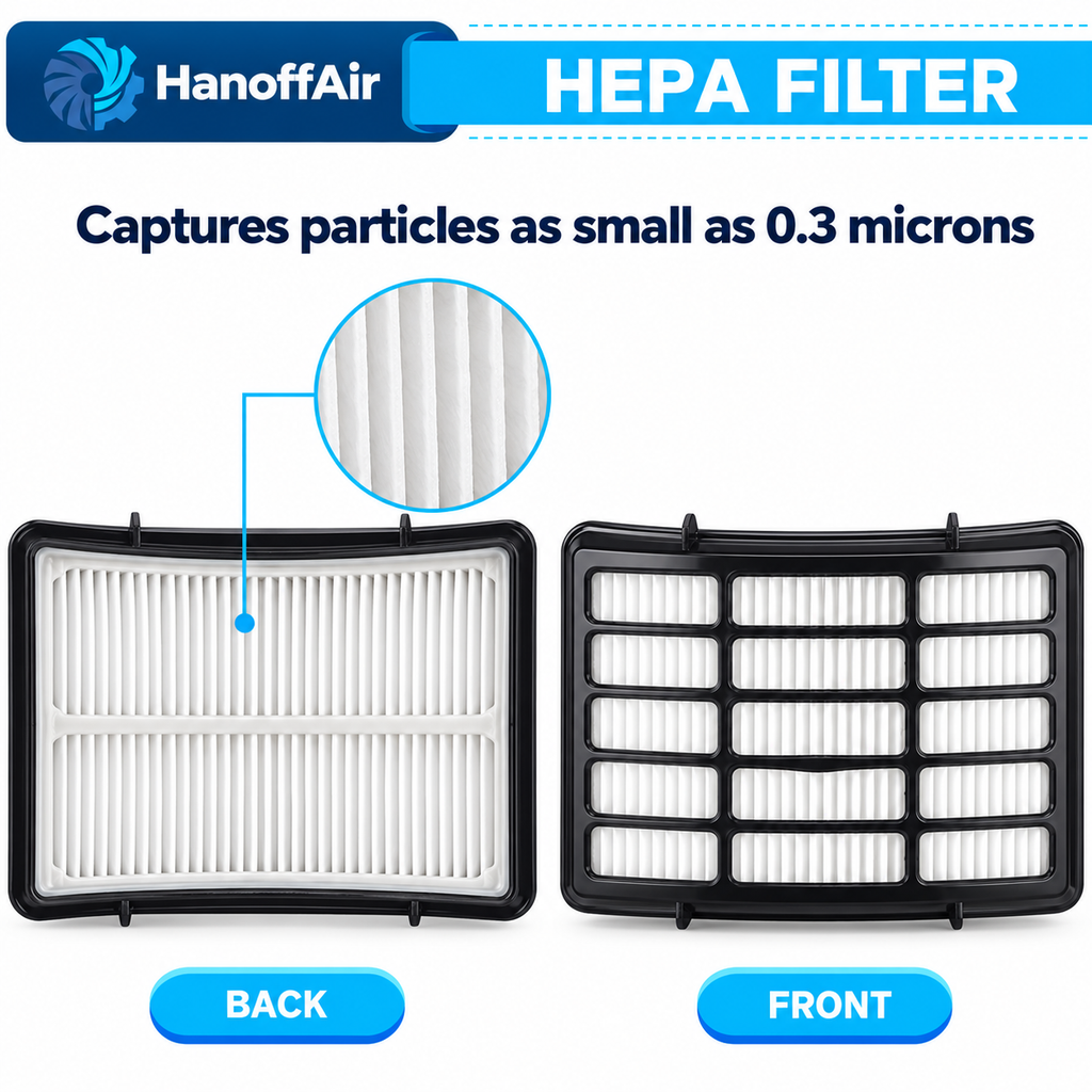 Packaged Shark Navigator NV350 filter kit with visible labels.